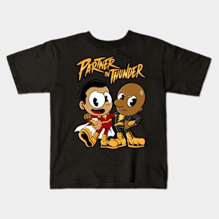 partner in thunder Kids T-Shirt